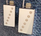 Single coil pickups in humbucker cases